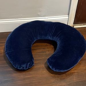Blue Velvet Boppy Pillow